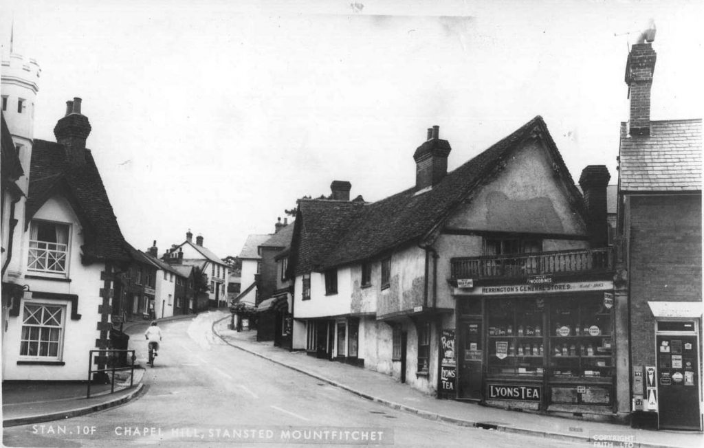 Chapel Hill at the junction with Lower Street and Station Road c 1965